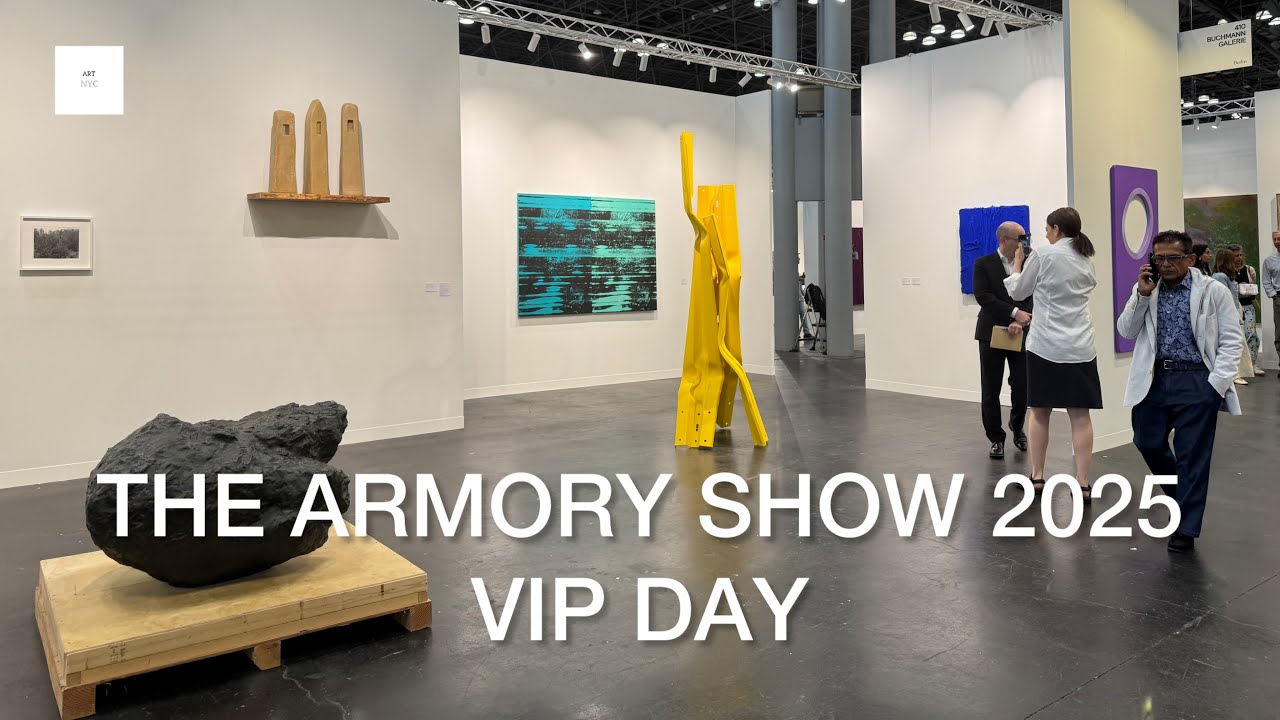 THE ARMORY SHOW VIP PREVIEW DAY 2025 ART FAIR NEW YORK (ep.1) @ARTNYC