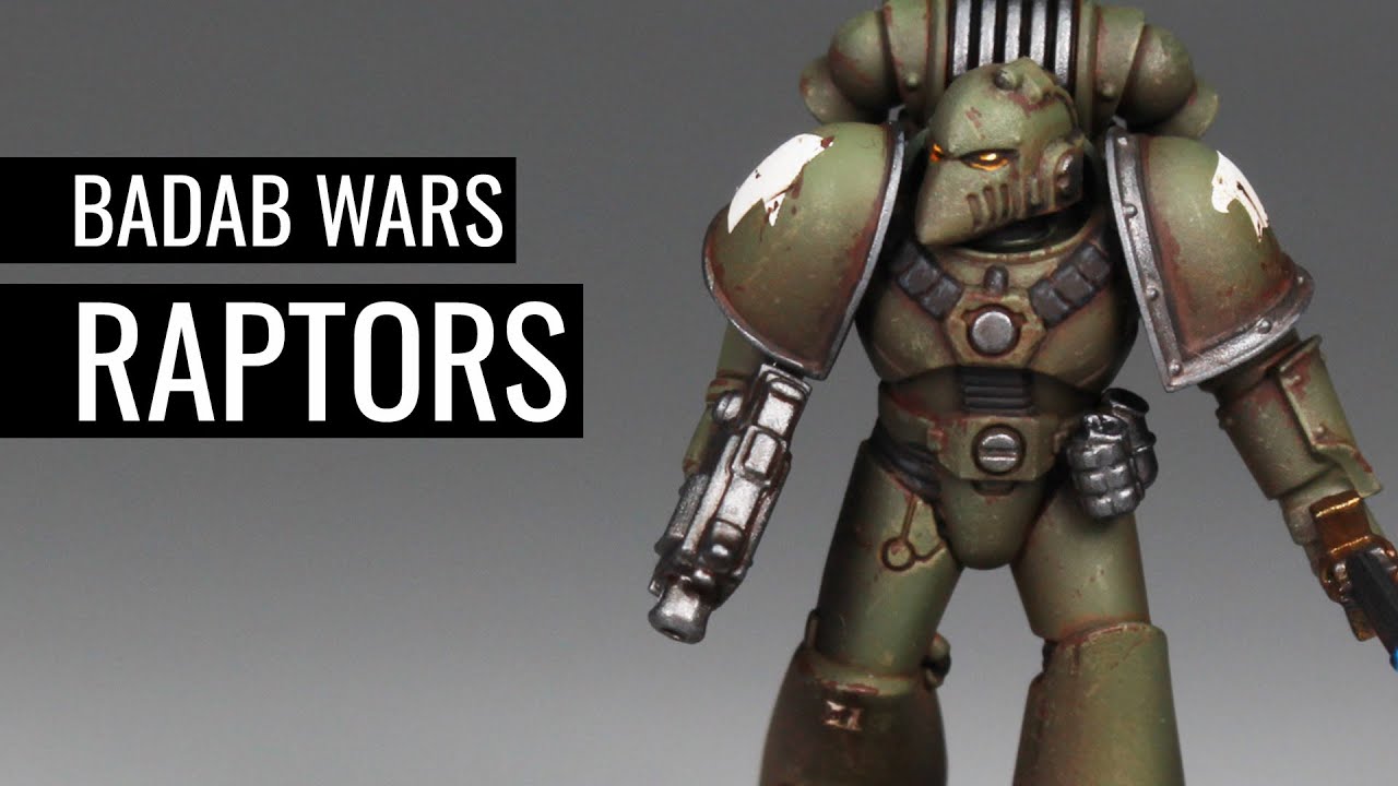 How to Paint RAPTORS | WARHAMMER 40k: THE BADAB WARS | Space Marines |