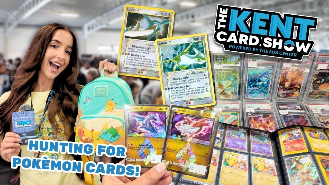 BUYER POV: Pokémon Card Shopping at Kent Card Show! #pokemon #pokemoncards