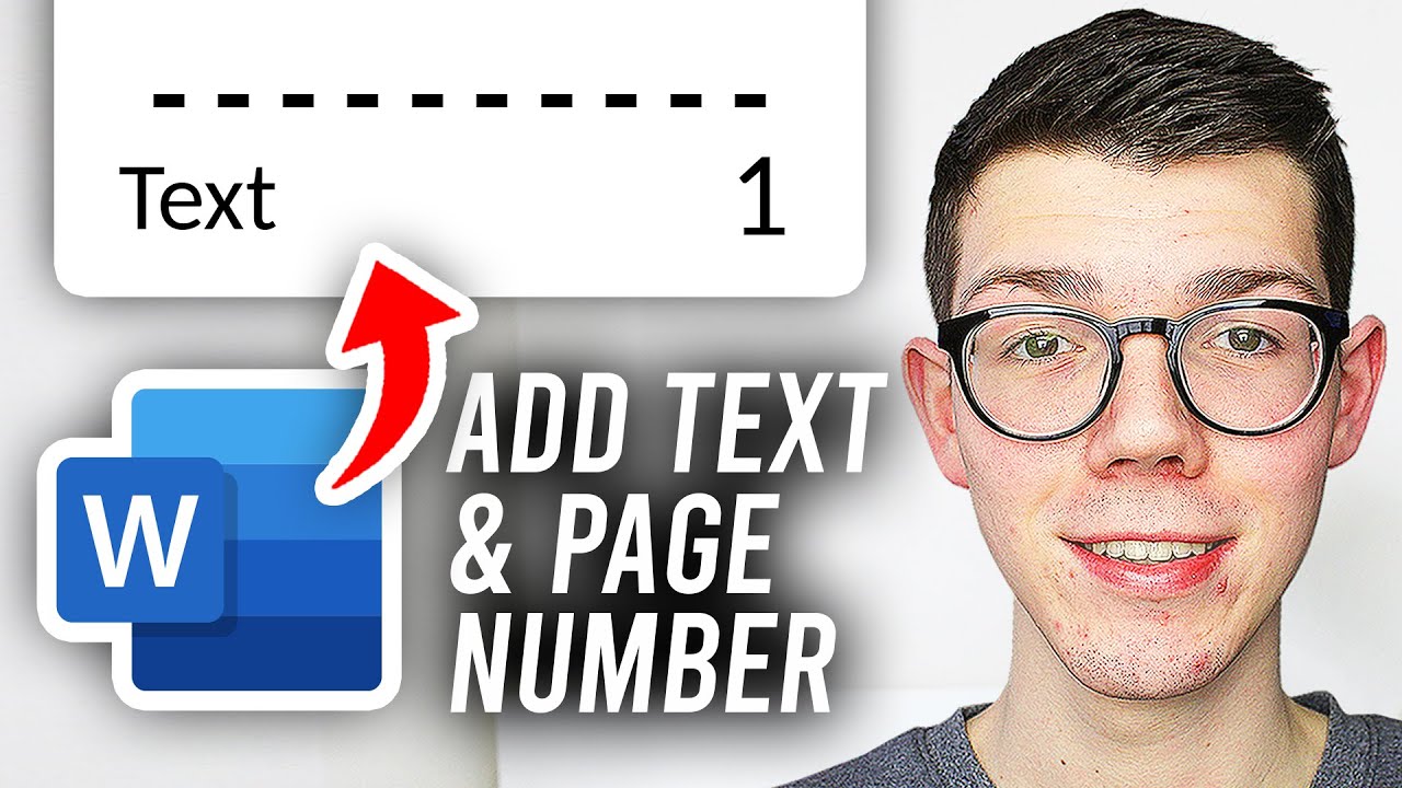 How To Add Text & Page Number In Footer In Word - Full Guide