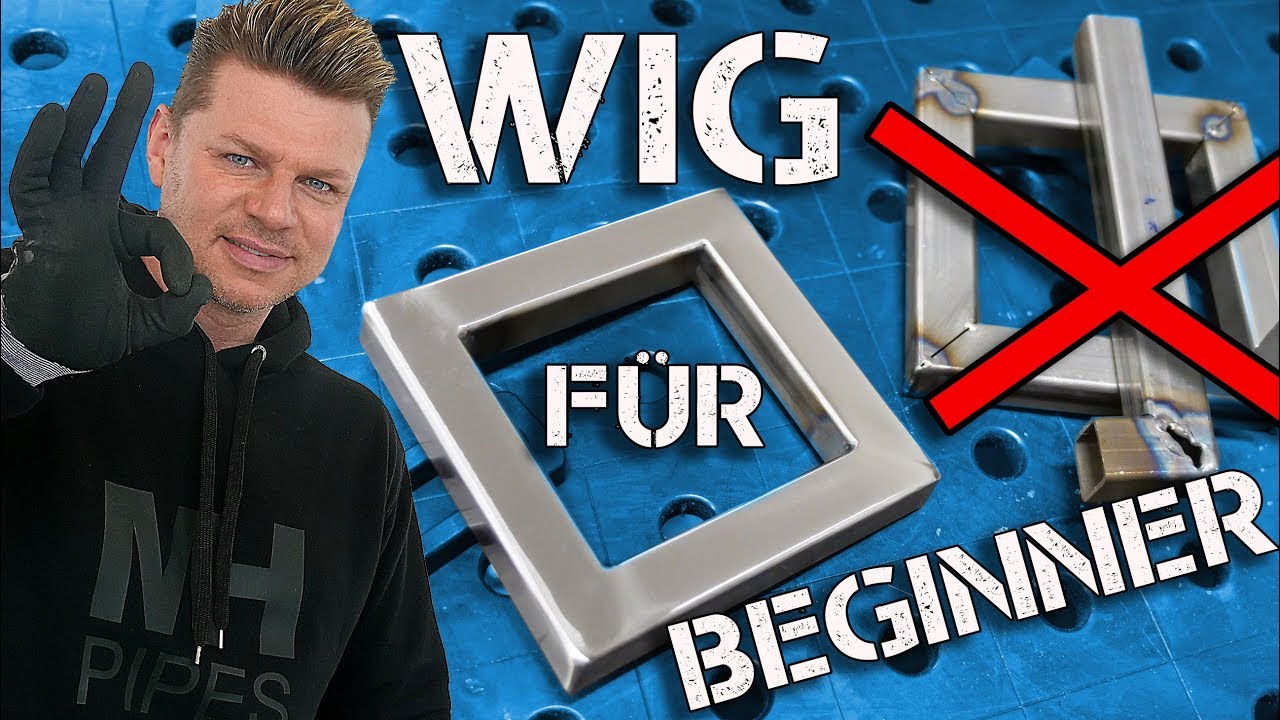 Stahlrahmen, Dünnbleche WIG Schweißen Tutorial für Beginner!