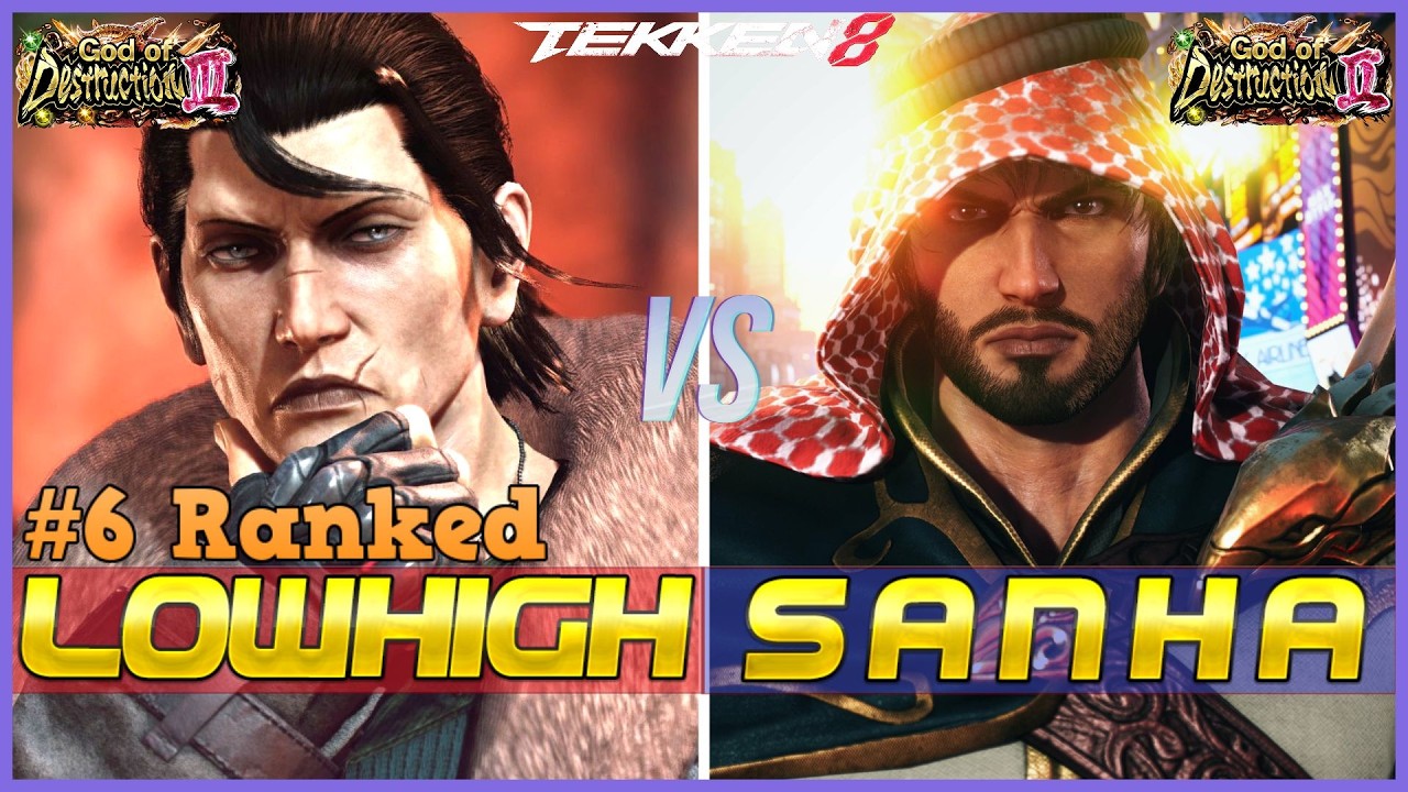 T8 ▰ LOWHIGH (#6 Ranked Dragunov) Vs SANHA2 (Shaheen) ▰ Tekken 8 High Level Gameplay