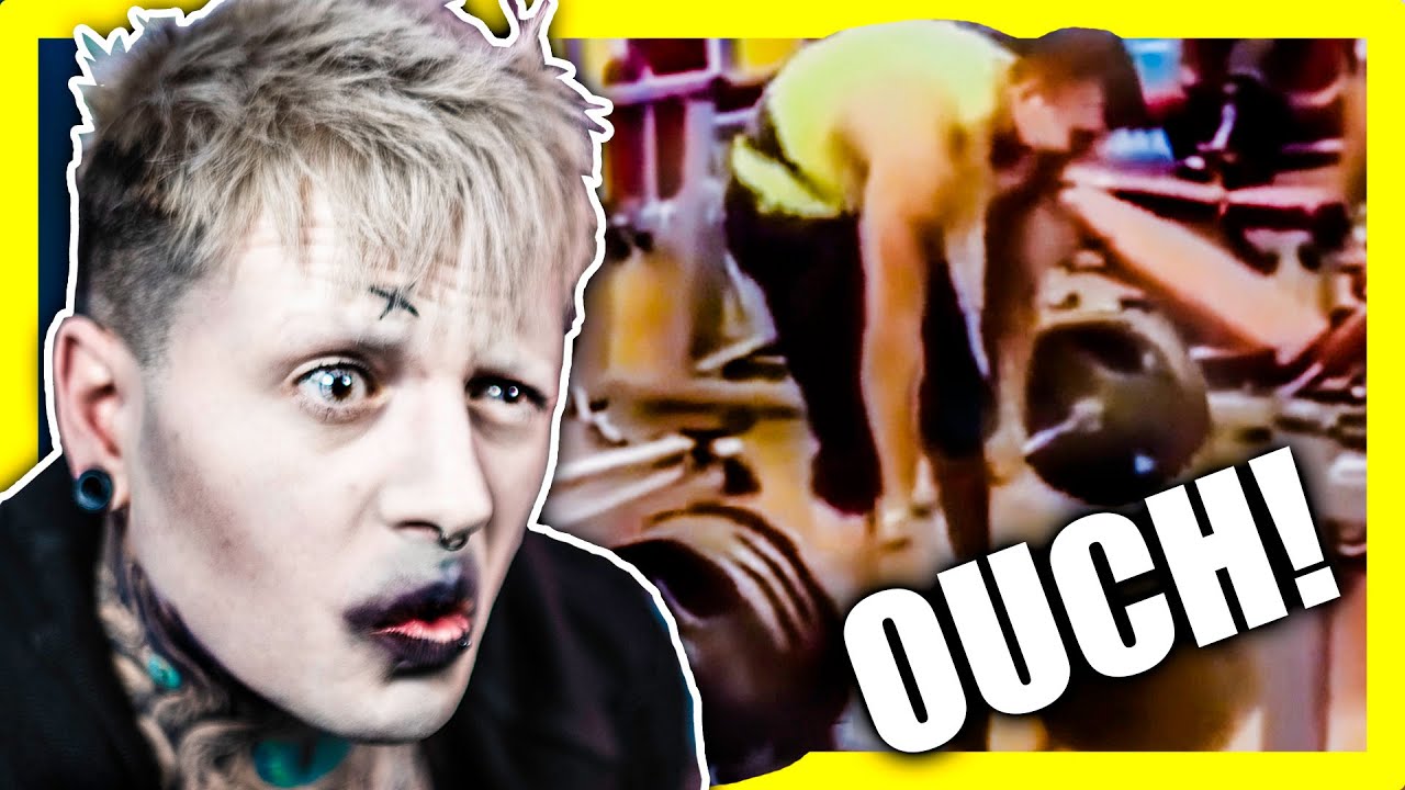 GOTH GYM BRO REACTS TO GYM FAILS