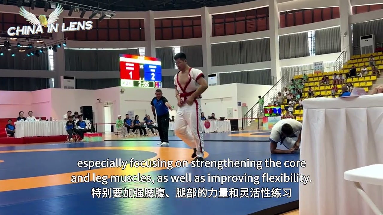 Ethnic wrestling competition: Introducing Tripping wrestling