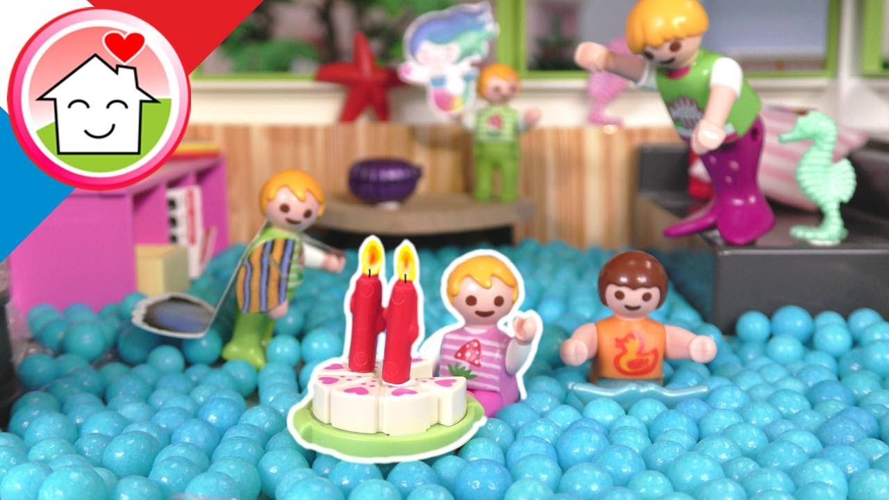 Playmobil en francais L'anniversaire de Mia avec la famille Overbeck - Famille Hauser