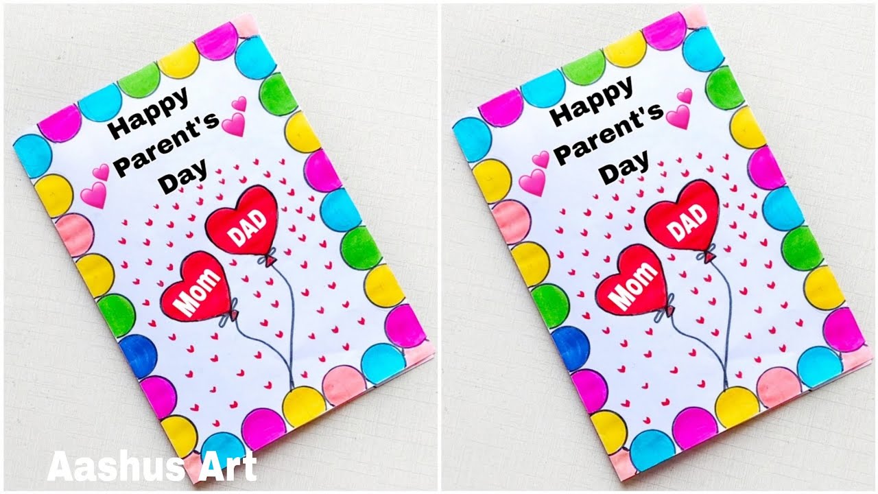 Parents day card making handmade/Easy and Beautiful Card for Parents day/DIY Card for Parents day