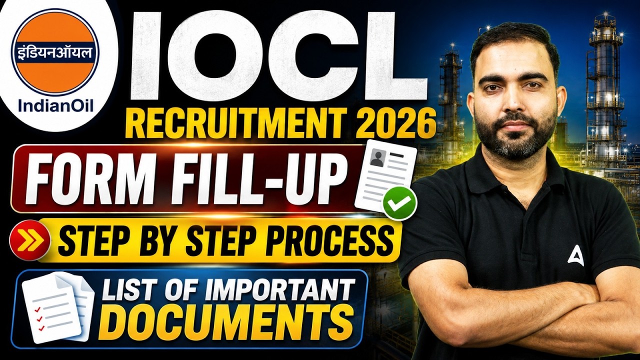 IOCL Recruitment 2026 | IOCL Form Fill Up 2026 | IOCL JE Form Fill Up 2026  | By RK Sir