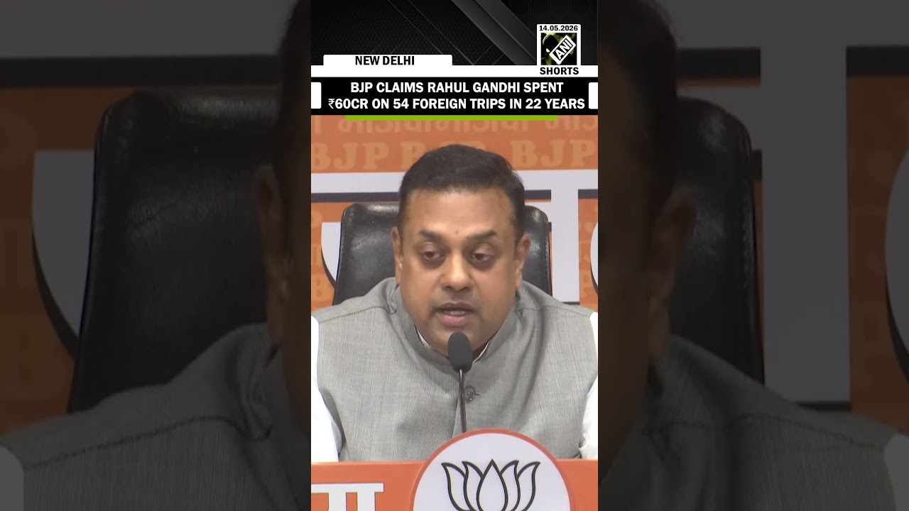 BJP&rsquo;s Sambit Patra claims Rahul Gandhi spent ₹60Cr on 54 foreign trips in 22 years