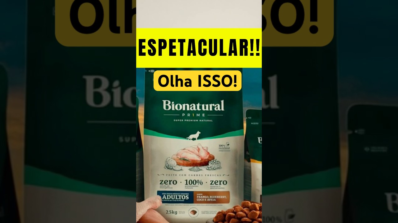Ra&ccedil;&atilde;o BIONATURAL Prime ❇️ESPETACULAR! #cachorro #cachorros #petshop #specialdog #c&atilde;es #shihtzu