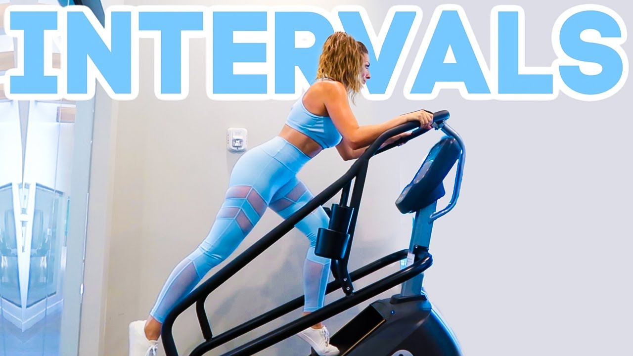 INTERVAL STAIR CLIMBER WORKOUT // 10 Minute Fat Burning Workout