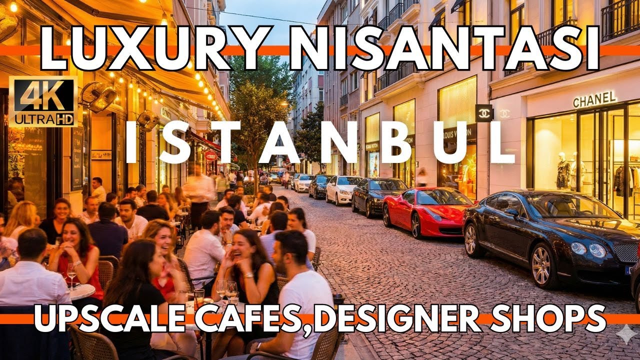 Istanbul Turkey 2026 4K Walking Tour | Nişantaşı Luxury Streets, Cafes & Designer Shops (Real Life)
