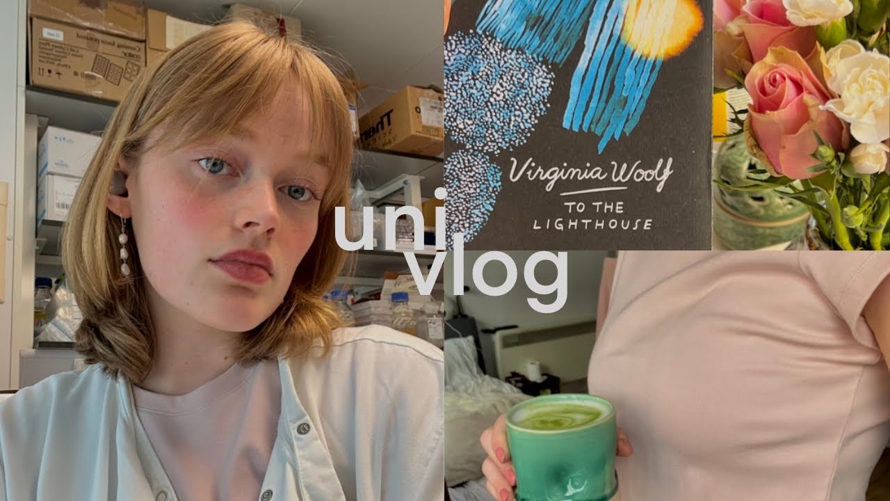 uni in manchester | days in lab, museum trip, matcha!!! 🍵✨