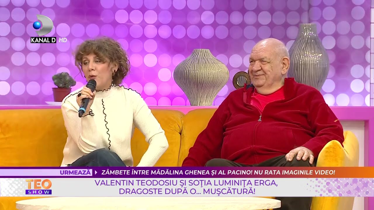 Teo Show(25.11.2021) - Valentin Teodosiu si sotia Luminita Erga, dragoste dupa o... muscatura!