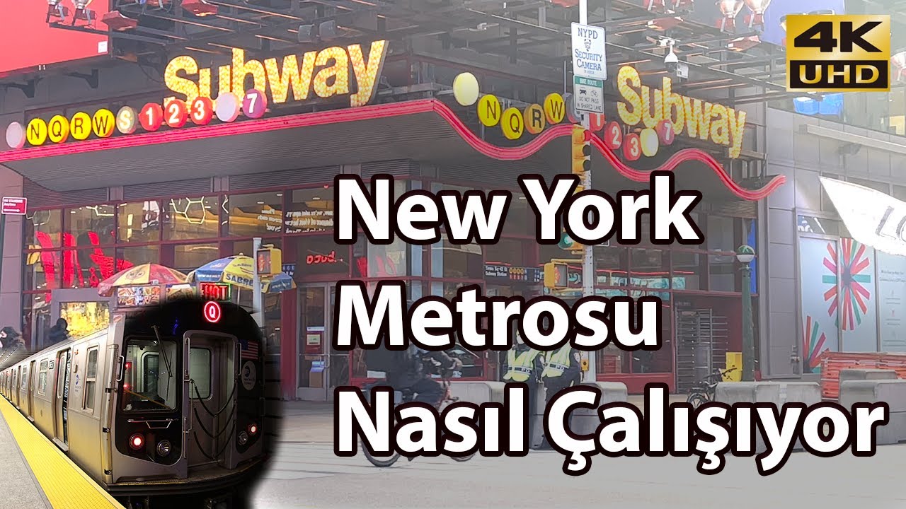 New York Metrosu.Amerika'nın en büyük metro sistemi.Dünyanın en karmaşık metro sistemlerinden biri.