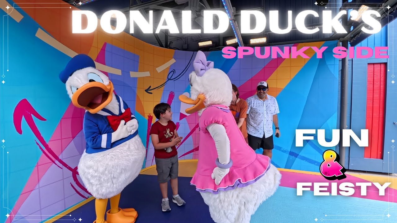 The BEST Donald Duck We've Ever Met! & Epcot Scavenger Hunt