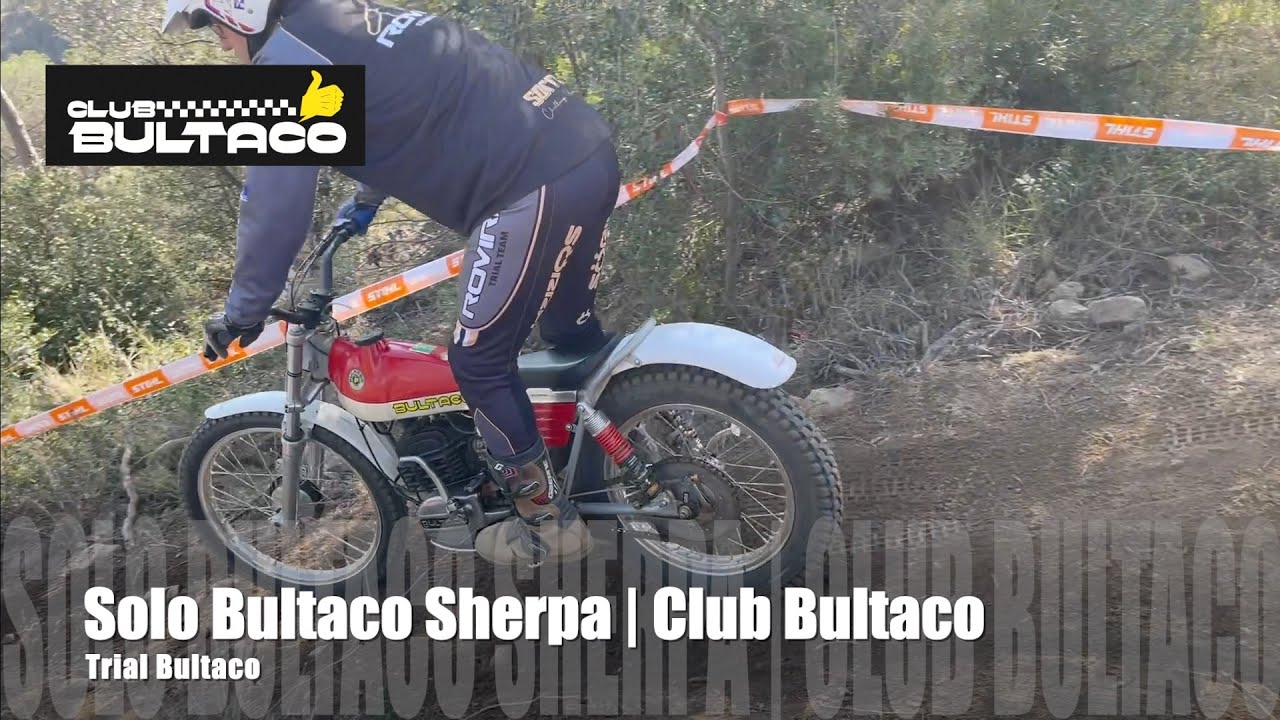 Solo Bultaco Sherpa | Club Bultaco | Clásicas de Trial