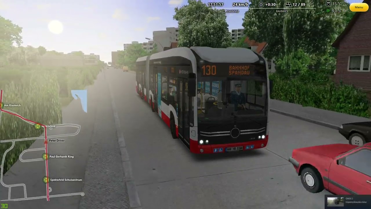 OMSI 2: Berlin Spandau Line 130E-Fernbahnhof Spandau and E-Citaro G -Episode 6 Thanks 30 Subscribers