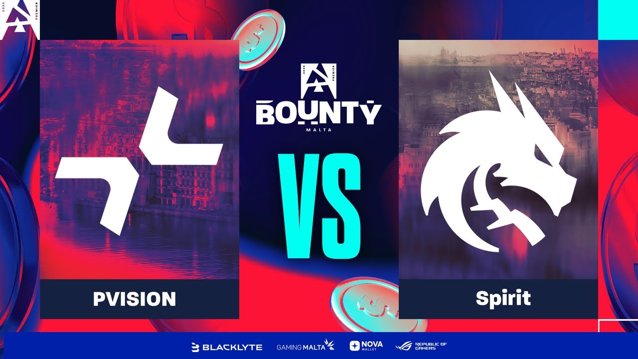 PVISION vs Spirit - Full CS2 Match VOD - BLAST Bounty Malta Season 1 2026