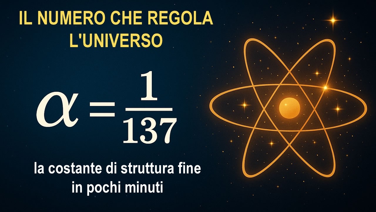 ⚛️ La costante di struttura fine… il numero 1/137 che regola l’universo ✨