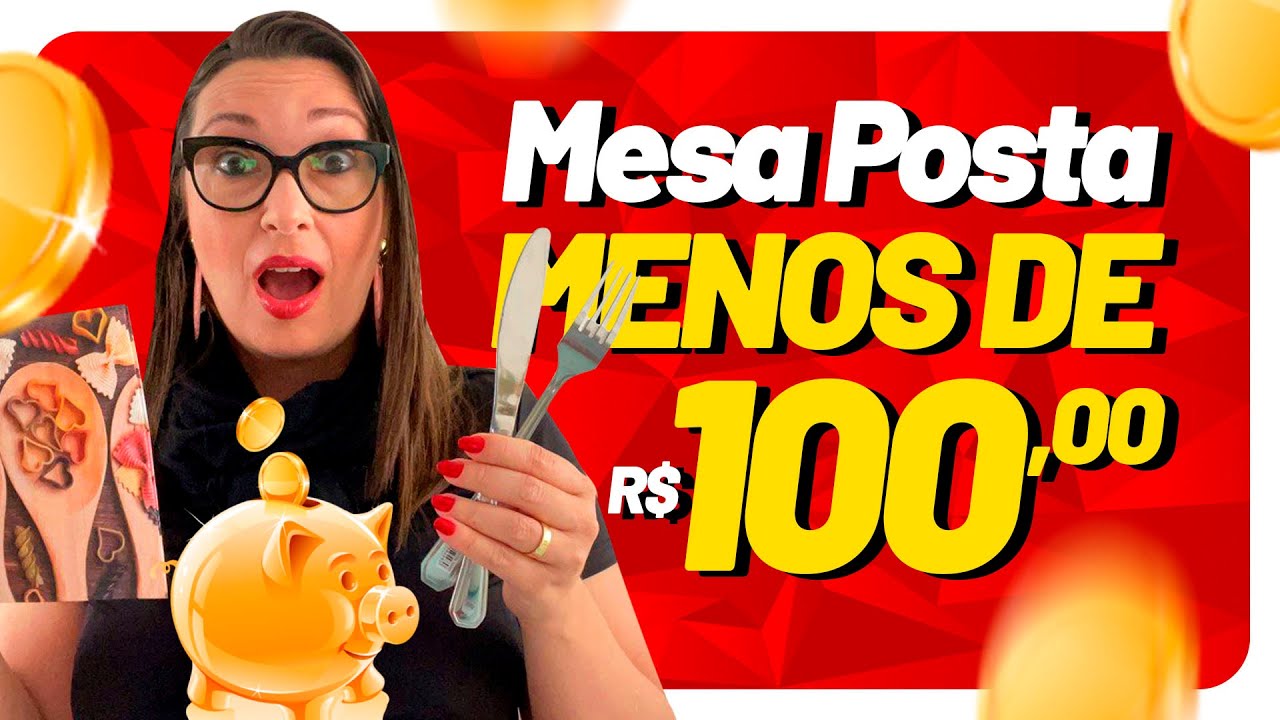 Mesa Posta com menos de 100 reais