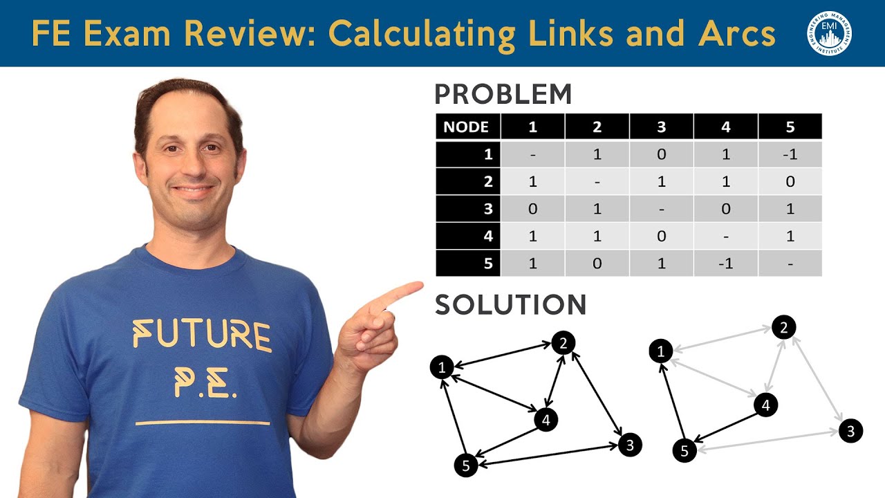 FE Exam Review: Calculating Links and Arcs
