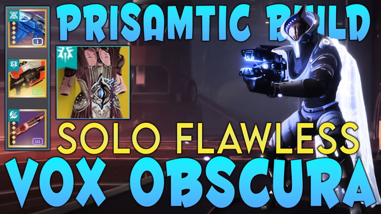 Solo Flawless Ultimate Vox Obscura | Prisamric Warlock Rime-coat Raiment Build! Destiny 2 Renegades