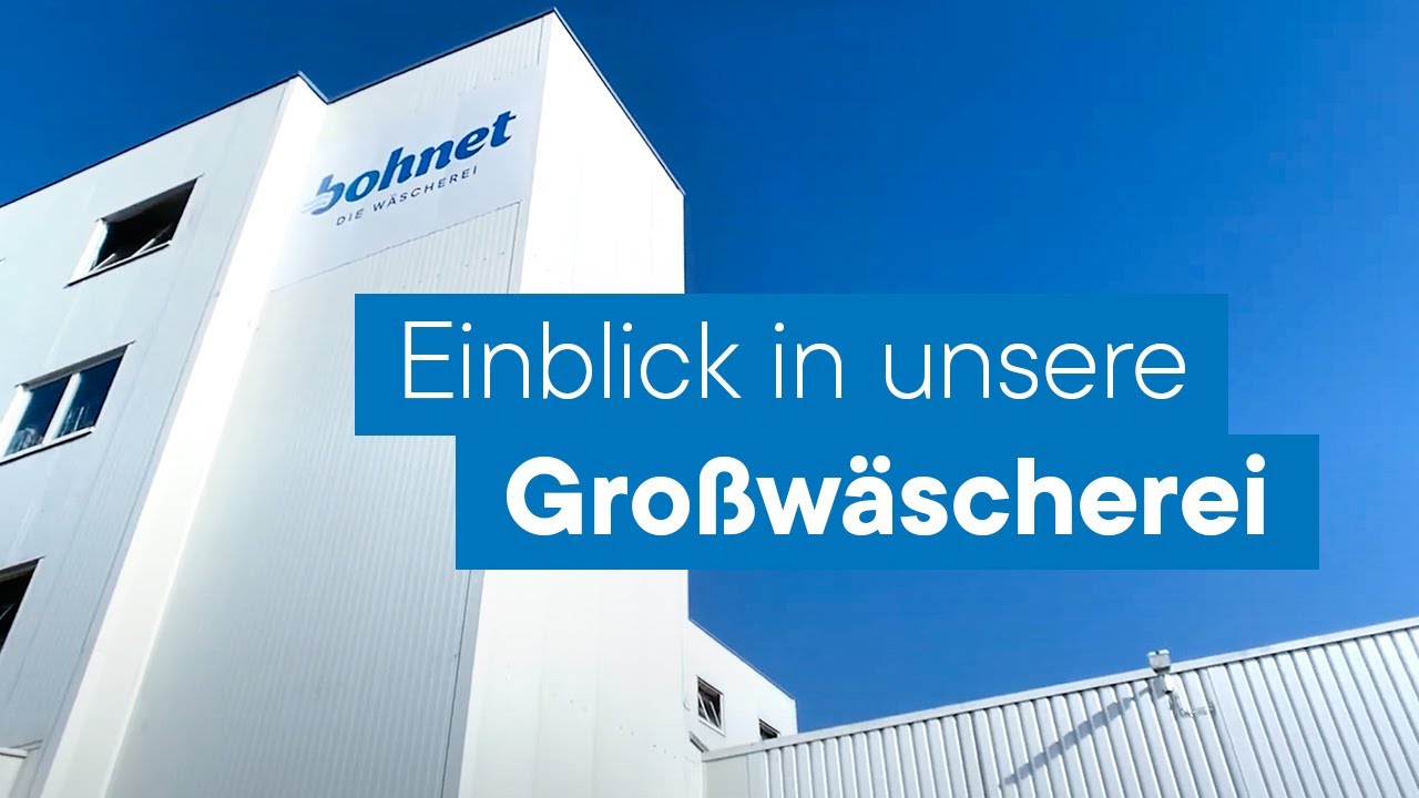 Einblicke in die Großwäscherei "Wäscherei Bohnet"
