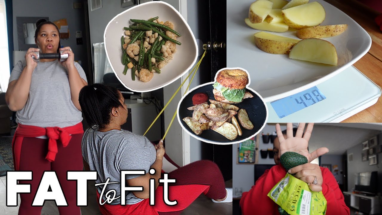 Upper Body Workout, Grocery Haul, Full Day of Eating | FATtoFit #11