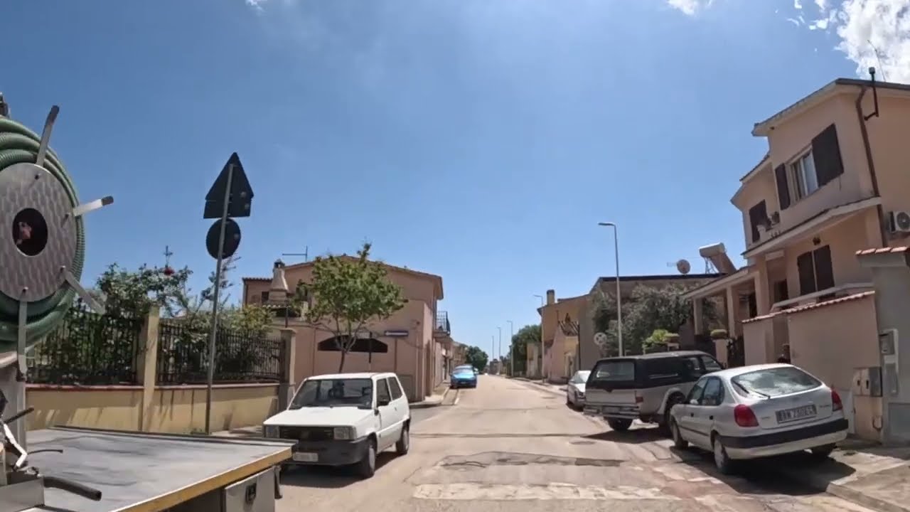 Italie Sardaigne Pula Centre ville Gopro/ Italy Sardinia Pula City center Gopro