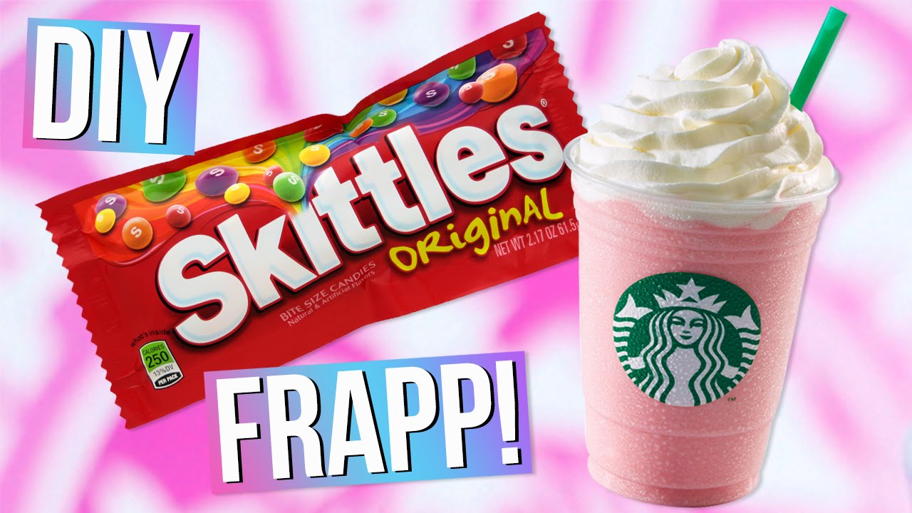 DIY Starbucks SKITTLES Frappuccino