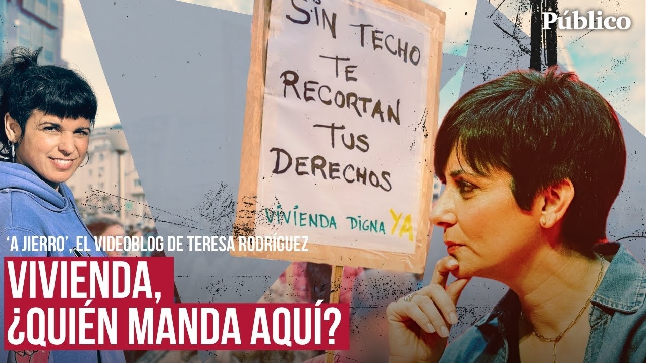 Teresa Rodríguez: “Cuando hablamos del problema de la vivienda hablamos de un problema de identidad”