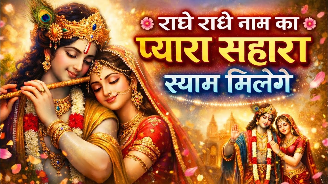 राधे राधे नाम का प्यारा सहारा | Radha Krishna Bhajan | राधे राधे बोलो श्याम मिलेंगे | Bhakti Song