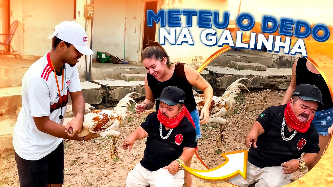 TROLARAM PILILIU COM O DEDO NO TOBA DA GALINHA 😂