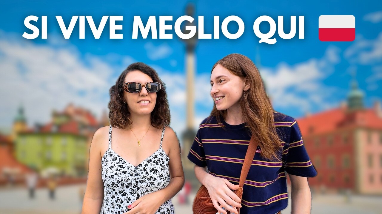 Lasciano L' ITALIA per VIVERE in POLONIA con 1000 euro al Mese 🇵🇱 @LucreziaeChiara