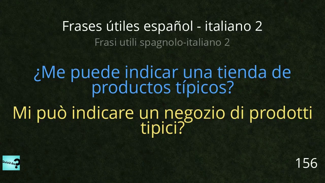 Español - italiano más frases