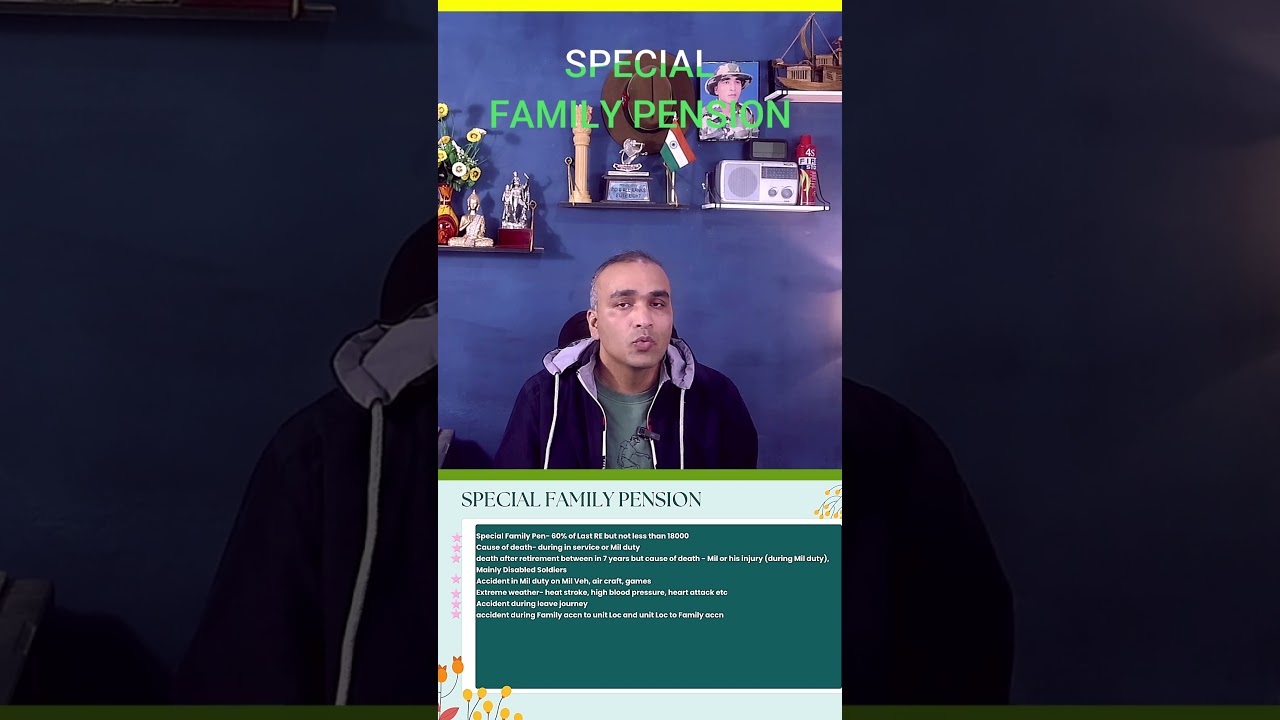 Special Family Pension in Defence Forces|#specialfamilypension #familypension #familypensioners