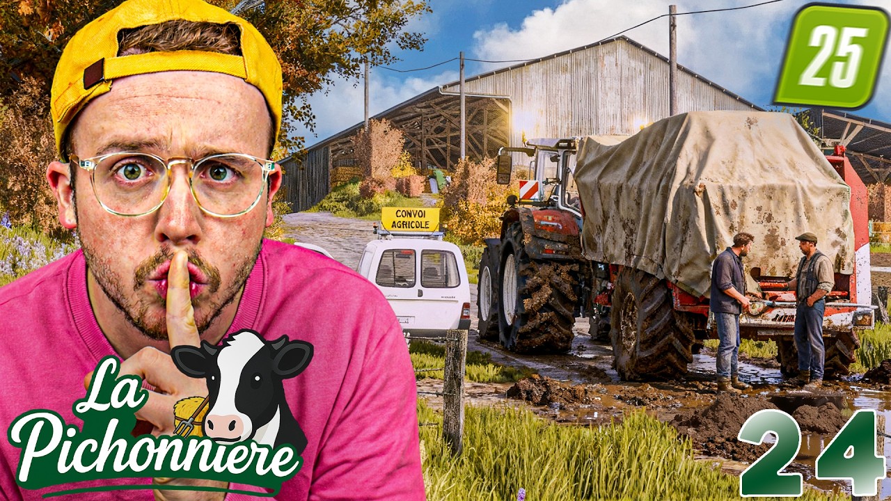 RÉALISME MAXIMUM : LE NOUVEAU MODS FRANÇAIS DANS LA BOUE !!🌧️| LA PICHONNIÈRE #24 | FS25