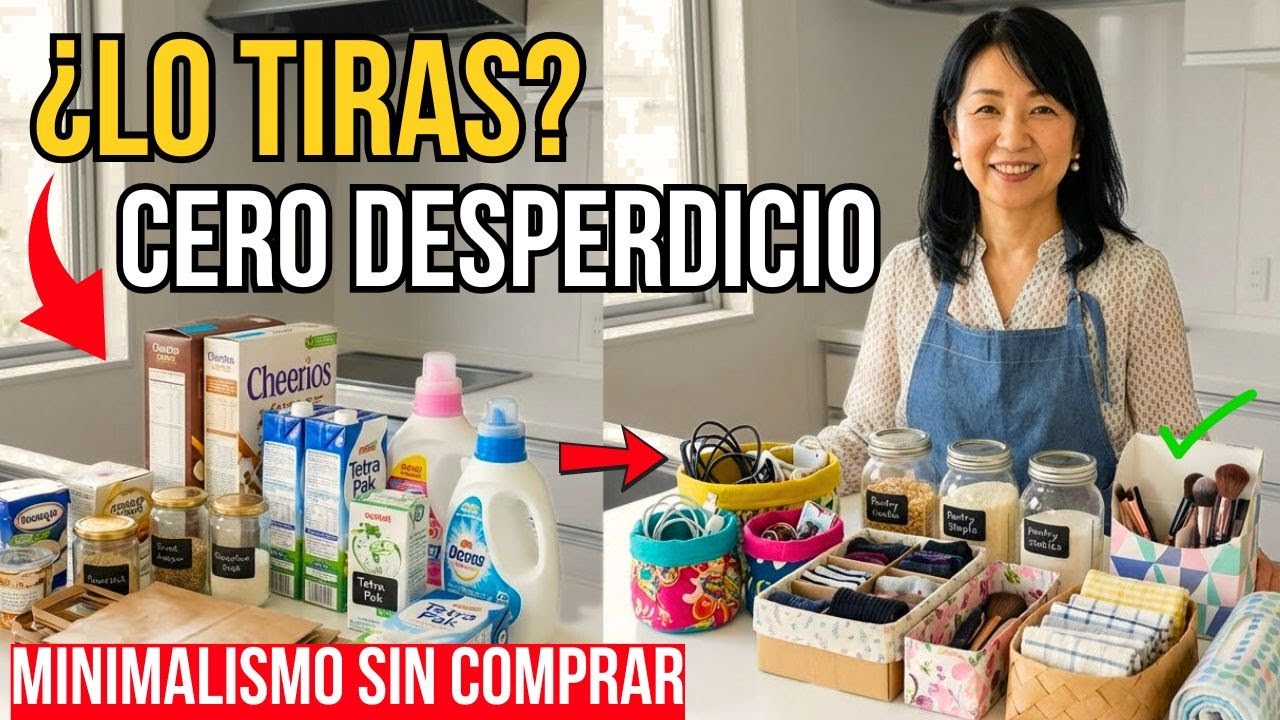Minimalismo Y Cero Desperdicio: Consejos Inteligentes De Organización Con Materiales Reciclados