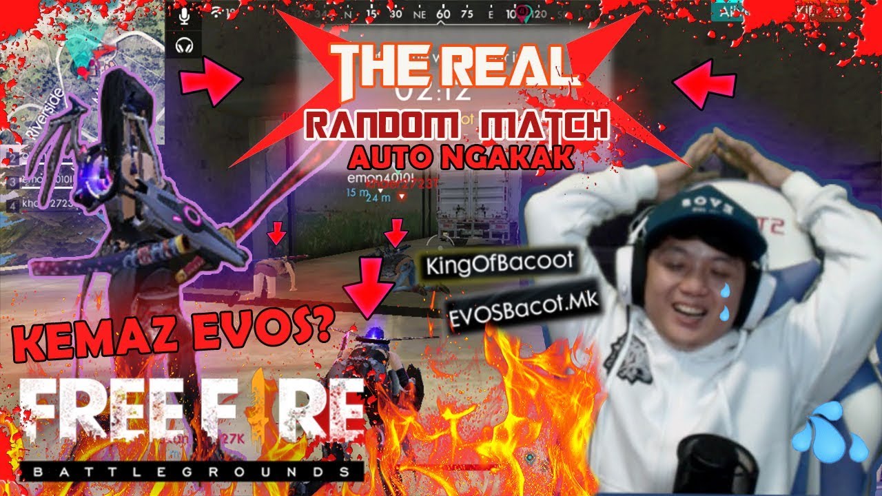 THE REAL PEJUANG RANDOM SQUAD KEMAS PAKE Z EVOS?? AUTO NGAKAK SAMPE BACOT - Garena Free Fire