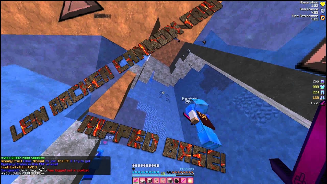 SPLITTING A NOOB'S BASE WITH LEIN ARCHER CANNON?! | SaiCoPvP Factions Episode 4 |