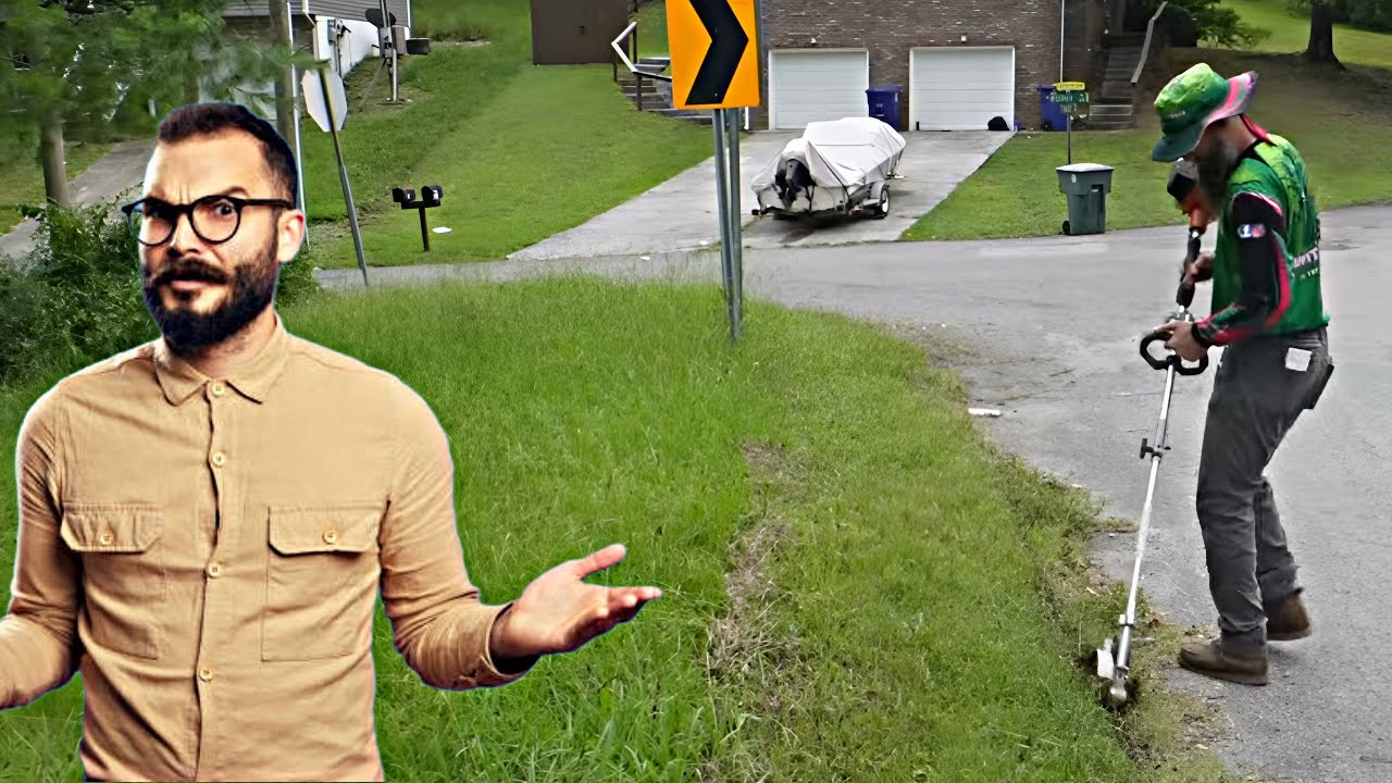 I Started Mowing This Jungle of a Lawn… Then the Owner Arrived!