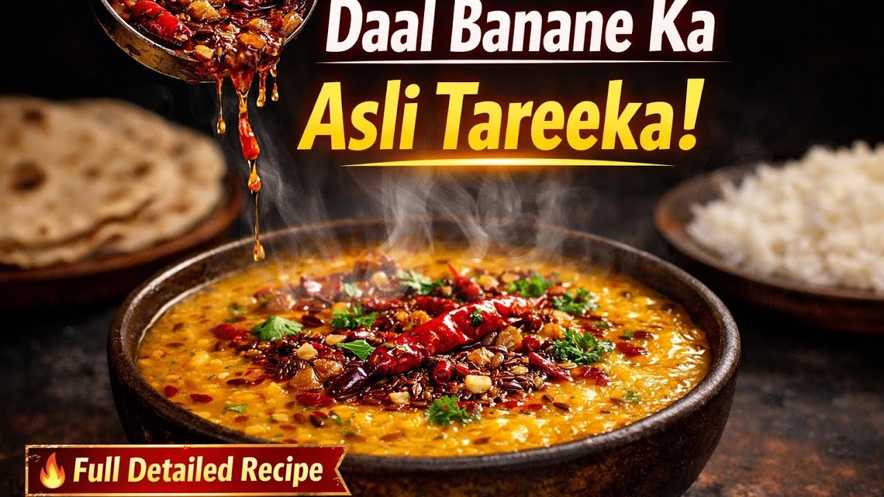 Dhabe vali daal 🥰tdka daal #healthydaal😋 sabse easy recipe 