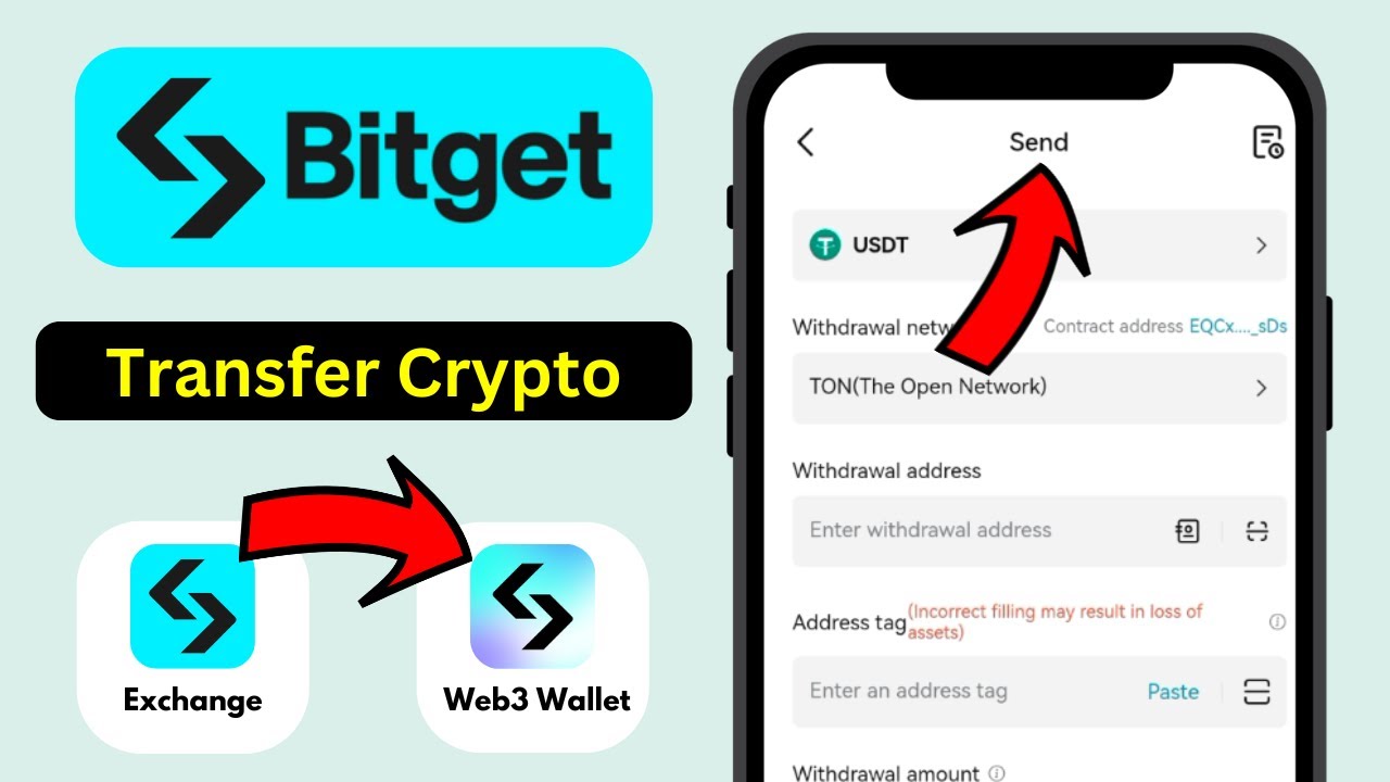 Transfer Crypto Bitget Exchange to Bitget Web3 Wallet | Link Bitget Wallet to Bitget exchange
