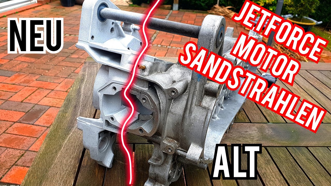 Peugeot Jetforce Motorblock sandstrahlen | aus Alt mach Neu | Lilo Scooter Performance