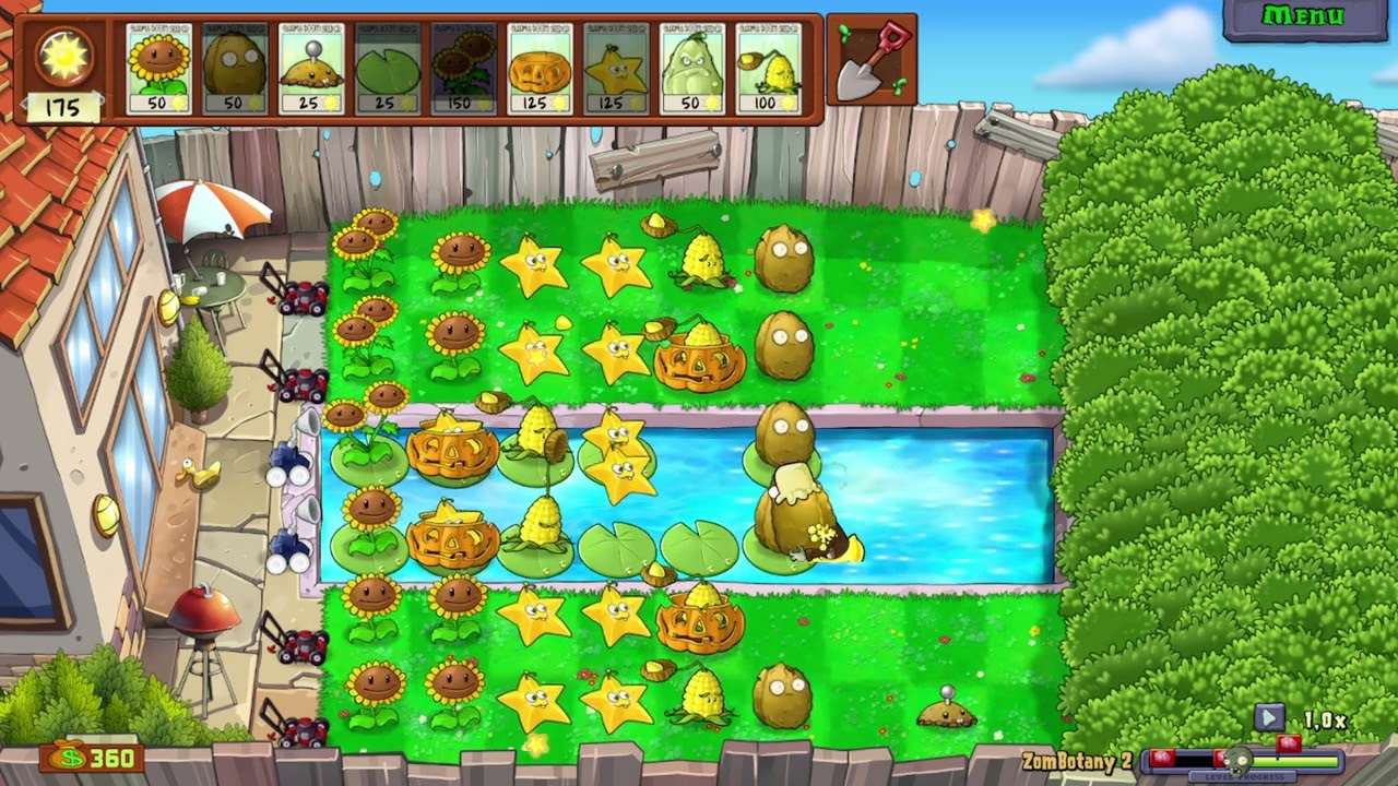 Plants Vs Zombies Replanted | Minigames: ZomBotany 2