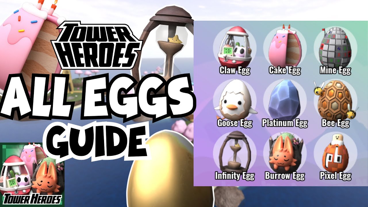 How To Get ALL 9 EGGS In The Easter 2025 Event - Tower Heroes