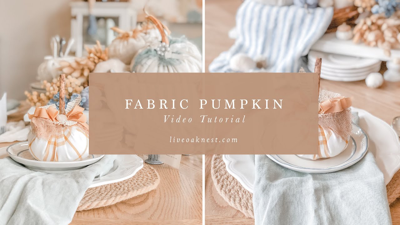 How to Create a Fabric Pumpkin DIY Fall Craft