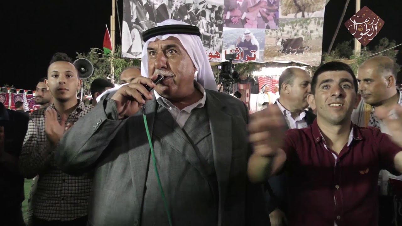 حداية نار بين الشاعر موسى حافظ واكرم قعوار وجهاد حافظ من حفلة ابو نادر احمد ابو حشيش العريس نادر
