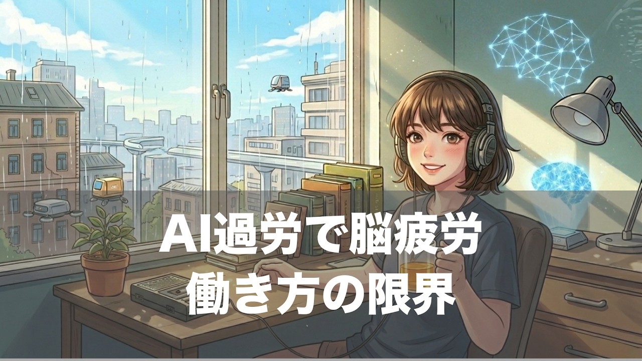 【３月１３日】AI過労で脳疲労 働き方の限界【聞くAI ニュース】