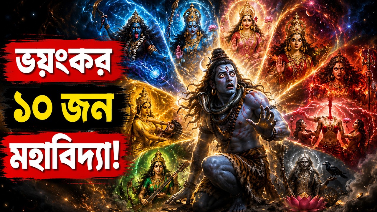দশমহাবিদ্যার আবির্ভাবে ভয় পেয়েছিলেন শিবঃ মা কালীর ভয়ঙ্করতম দশটি রূপ | Das Mahavidya Story